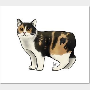 Cat - Manx - Calico Posters and Art